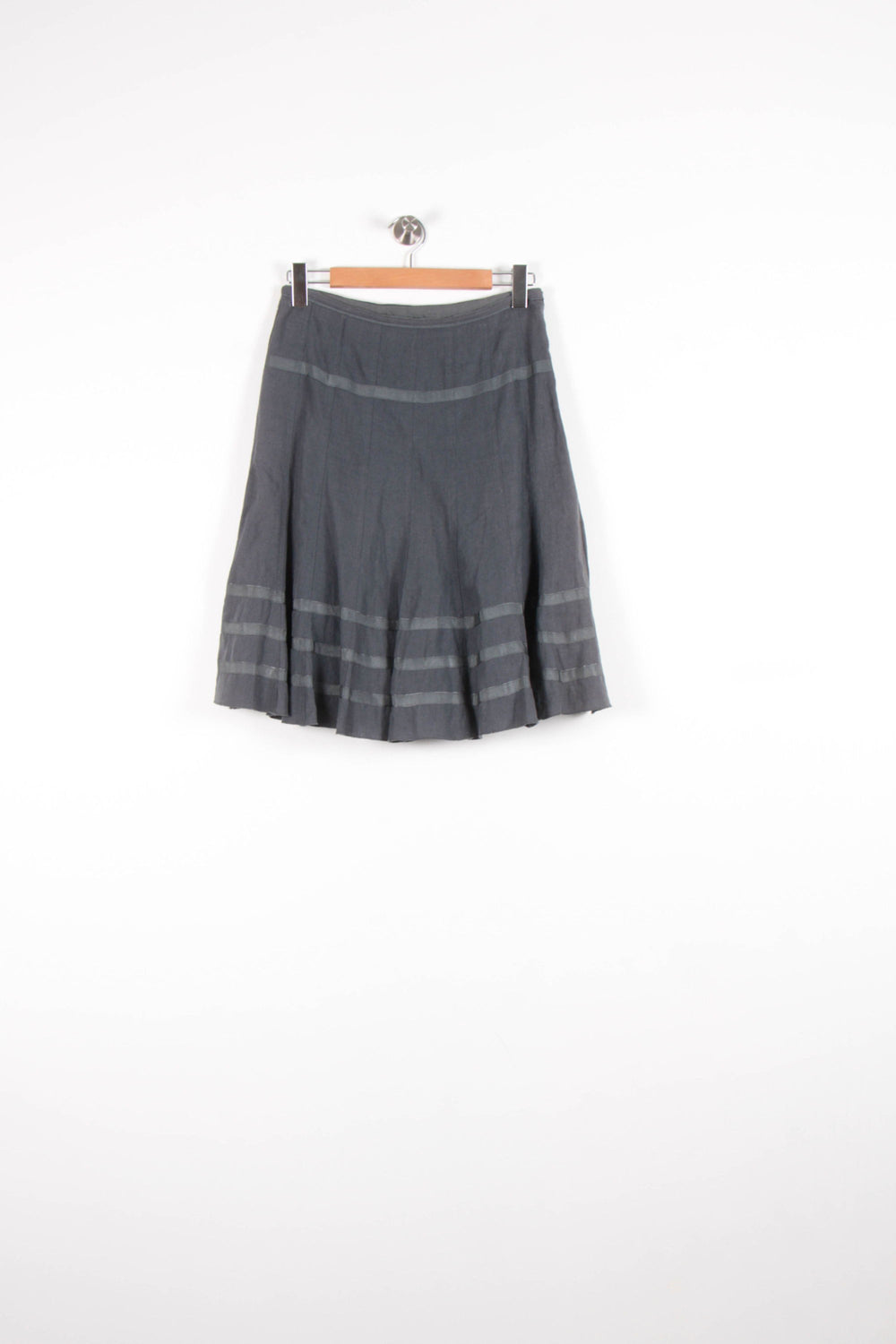 Jupe Midi Grise - Taille M/38 de la marque Caroll | PARAD65724 - Vendu par Paradigme - Image 2