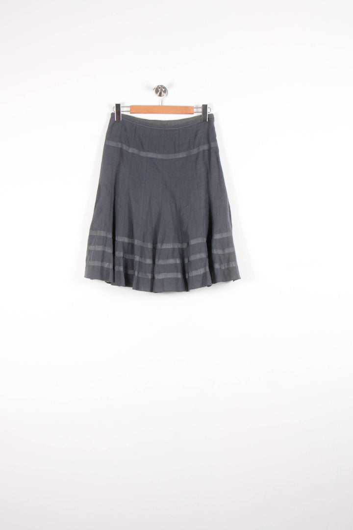 Jupe Midi Grise - Taille M/38 de la marque Caroll | PARAD65724 - Vendu par Paradigme - Image 2