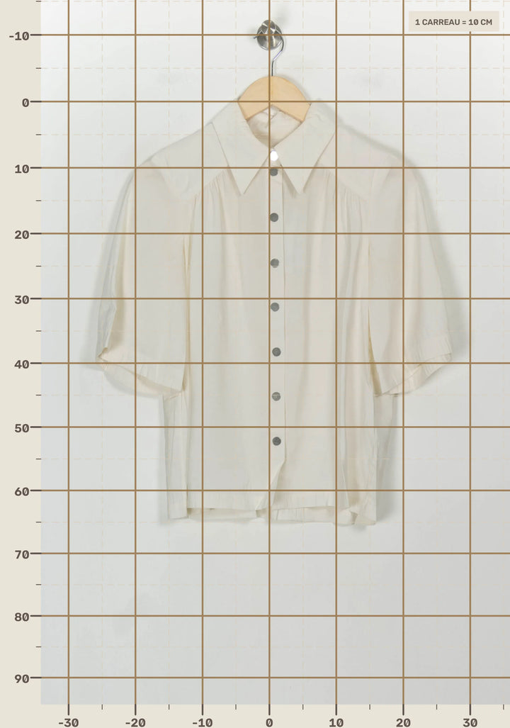 Chemise Blanche - Taille XS/34 de la marque ba&amp;sh | PARAD65727 - Vendu par Paradigme - Image 4