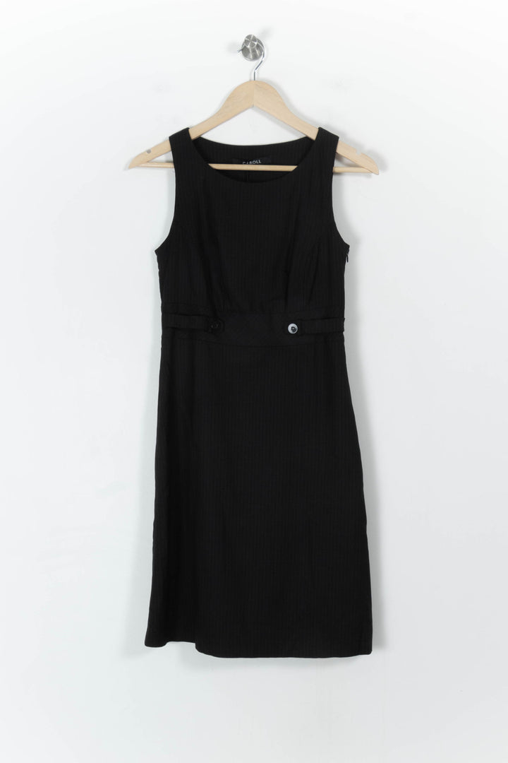 Robe Sans Manches Noire - Taille S/36 de la marque Caroll | PARAD65737 - Vendu par Paradigme - Image 2