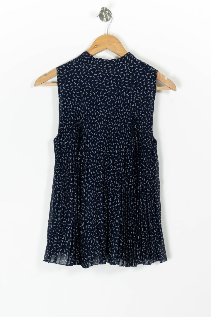 Blouse Bleue - Taille M/38 de la marque Claudie Pierlot | PARAD65738 - Vendu par Paradigme - Image 4