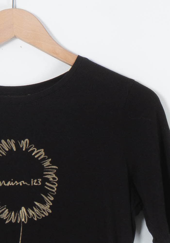 Tee-shirt Noir - Taille S/36 de la marque Maison 123 | PARAD65753 - Vendu par Paradigme - Image 3