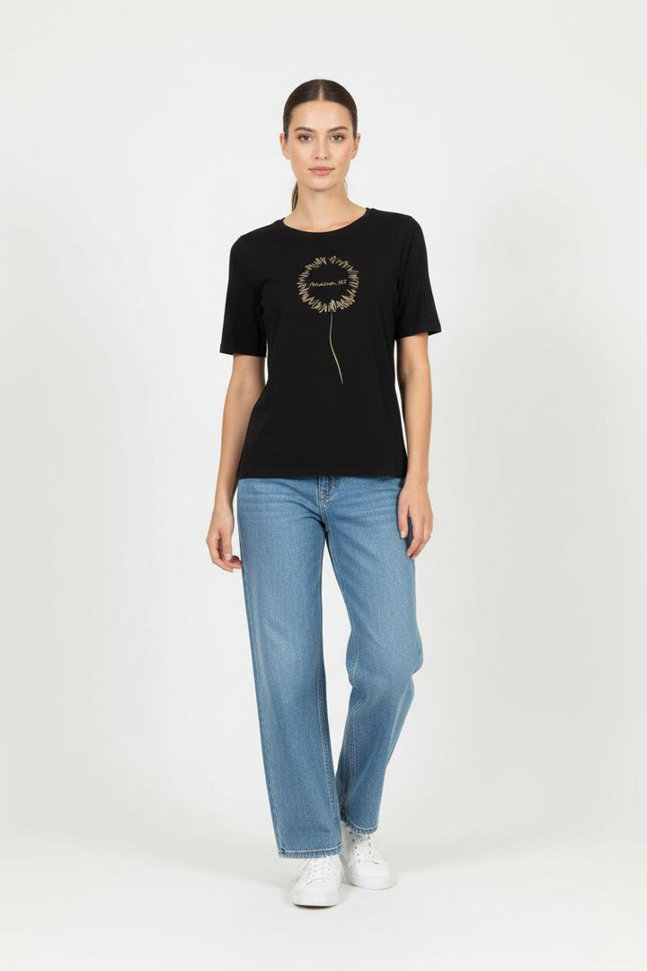 Tee-shirt Noir - Taille S/36 de la marque Maison 123 | PARAD65753 - Vendu par Paradigme - Image 1