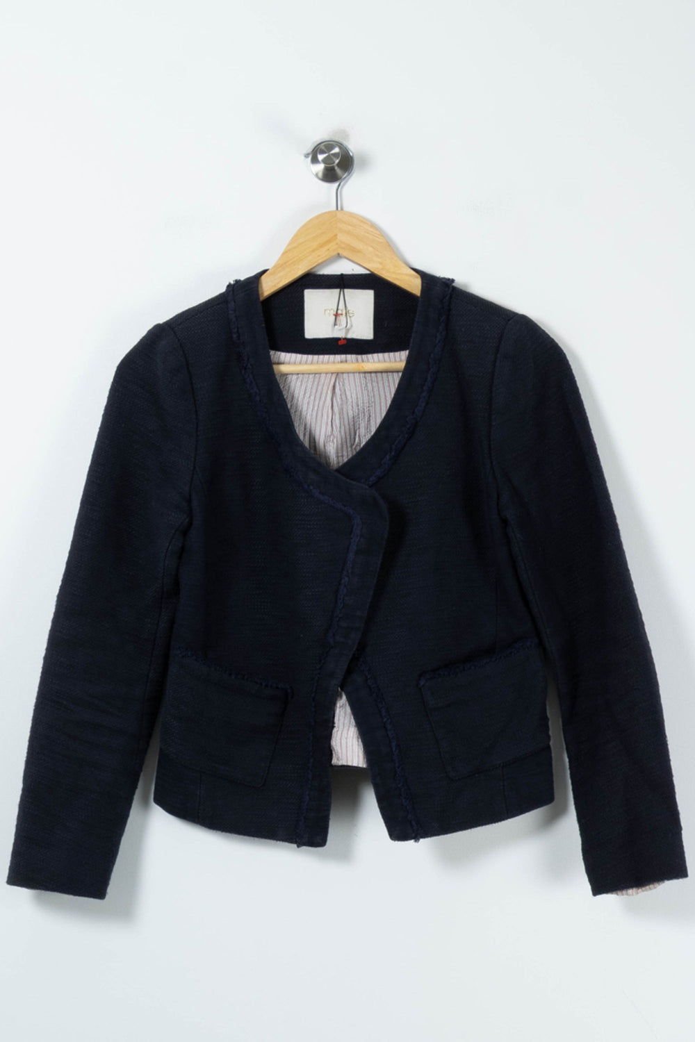 Veste Tailleur Bleue - Taille M/38 de la marque Maje | PARAD65766 - Vendu par Paradigme - Image 2