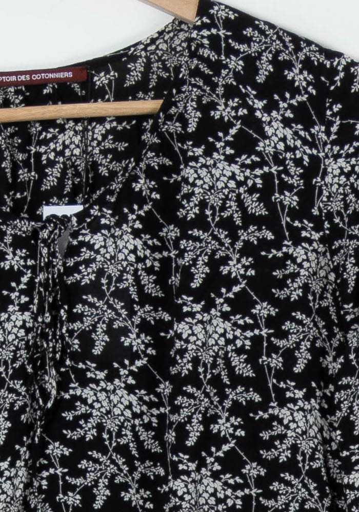 Blouse Noire et Blanche - Taille S/36 de la marque Comptoir des Cotonniers | PARAD65768 - Vendu par Paradigme - Image 3