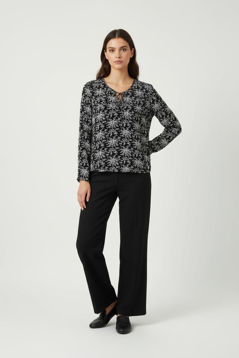 Blouse Noire et Blanche - Taille S/36 de la marque Comptoir des Cotonniers | PARAD65768 - Vendu par Paradigme - Image 1