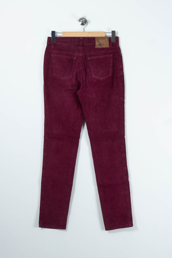 Pantalon Bordeaux - Taille M/38 de la marque Agnès b. | PARAD65772 - Vendu par Paradigme - Image 4