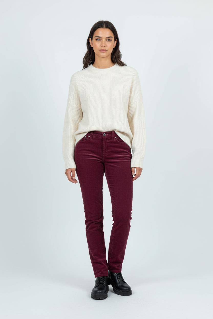 Pantalon Bordeaux - Taille M/38 de la marque Agnès b. | PARAD65772 - Vendu par Paradigme - Image 1