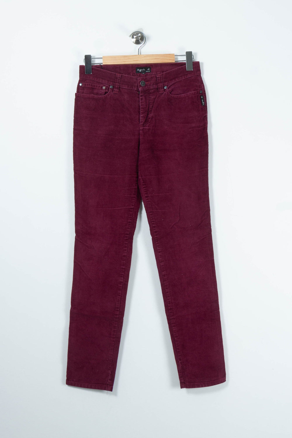 Pantalon Bordeaux - Taille M/38 de la marque Agnès b. | PARAD65772 - Vendu par Paradigme - Image 2