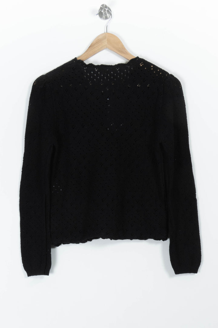 Cardigan Noir - Taille S/36 de la marque Maje | PARAD65774 - Vendu par Paradigme - Image 4