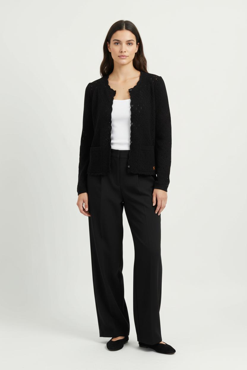 Cardigan Noir - Taille S/36 de la marque Maje | PARAD65774 - Vendu par Paradigme - Image 1