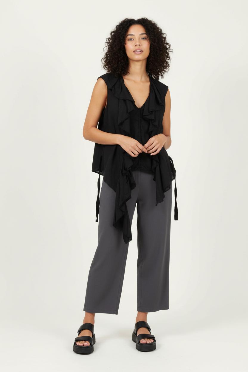Gilet Noir - Taille M/38 de la marque IKKS | PARAD65778 - Vendu par Paradigme - Image 1