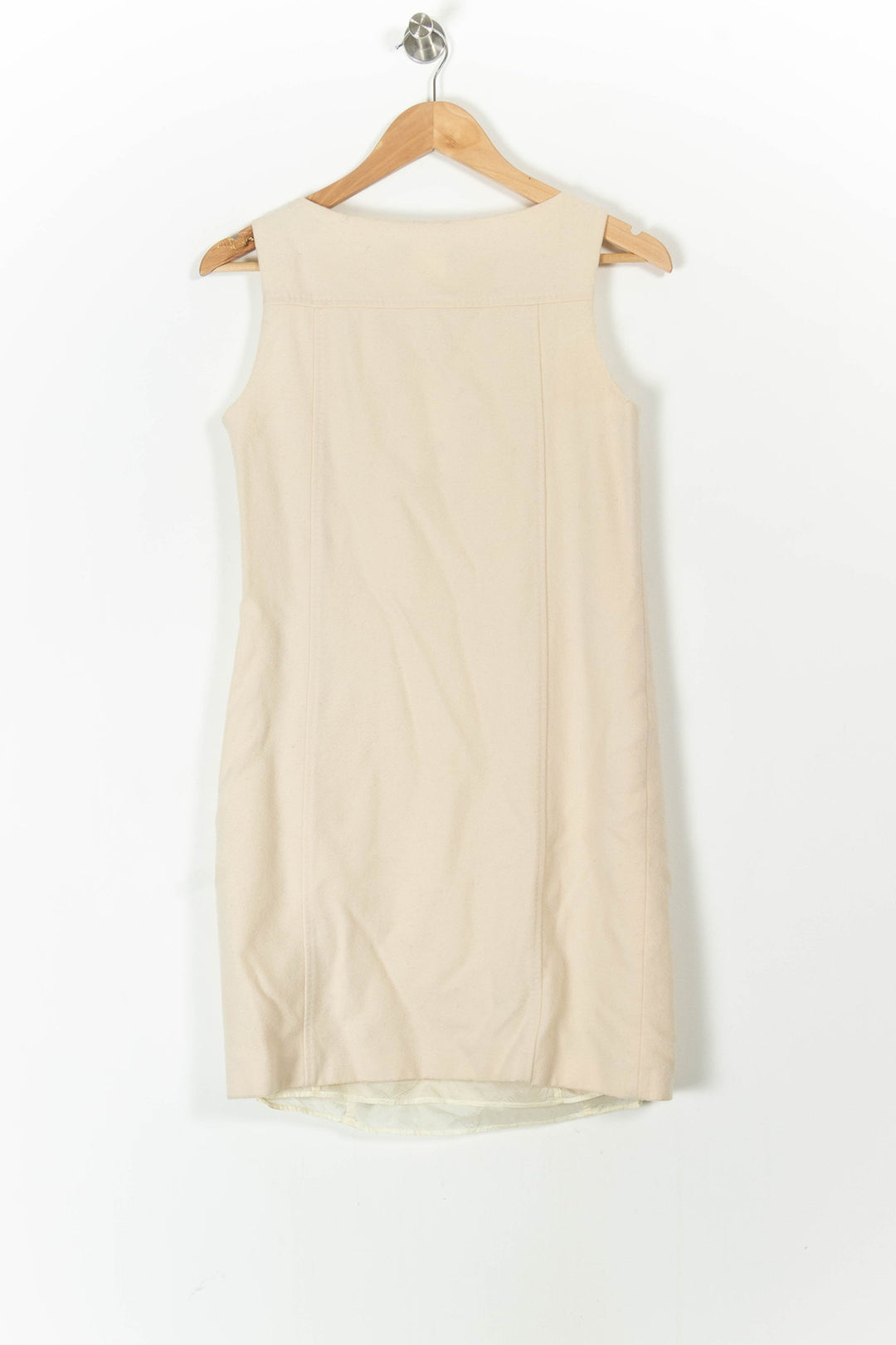 Robe Sans Manches Beige - Taille S/36 de la marque Max Mara | PARAD65780 - Vendu par Paradigme - Image 4