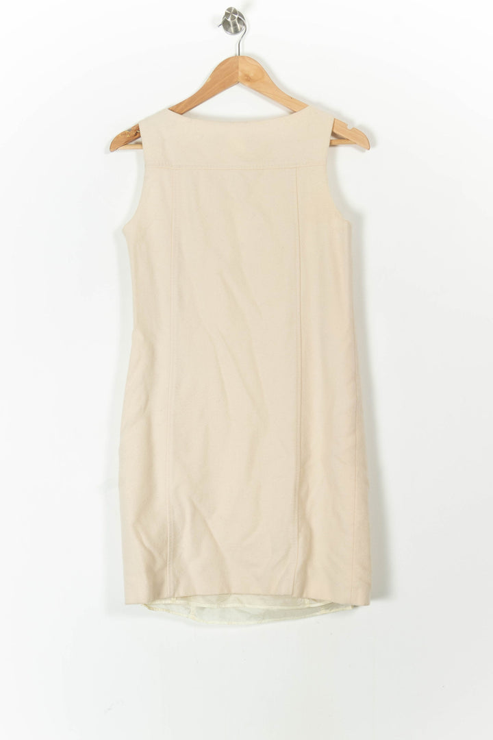 Robe Sans Manches Beige - Taille S/36 de la marque Max Mara | PARAD65780 - Vendu par Paradigme - Image 4