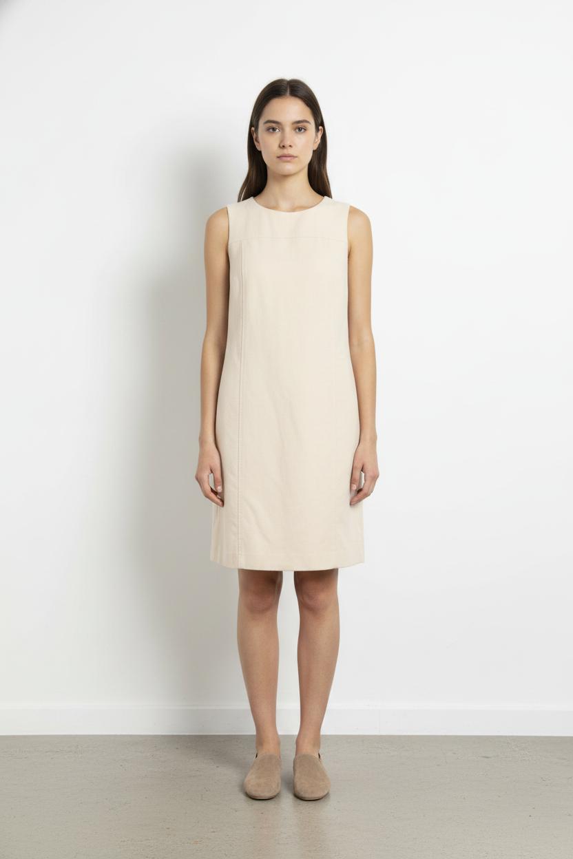 Robe Sans Manches Beige - Taille S/36 de la marque Max Mara | PARAD65780 - Vendu par Paradigme - Image 1