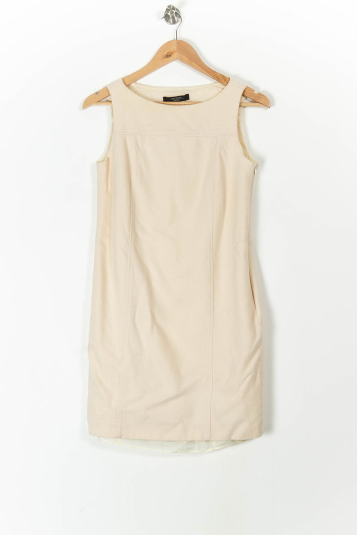 Robe Sans Manches Beige - Taille S/36 de la marque Max Mara | PARAD65780 - Vendu par Paradigme - Image 2