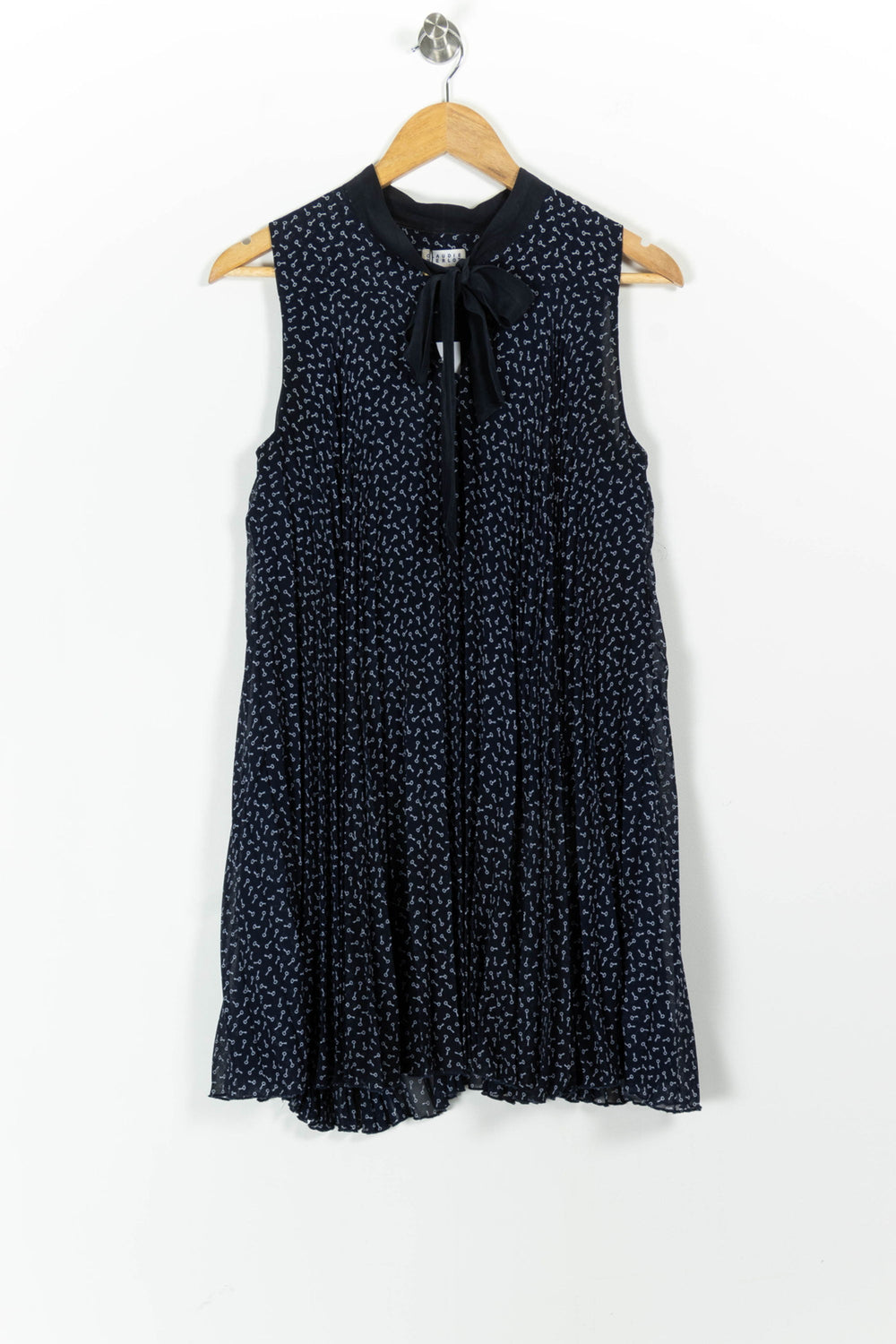 Robe Plissée Bleu - Taille M/38 de la marque Claudie Pierlot | PARAD65785 - Vendu par Paradigme - Image 2