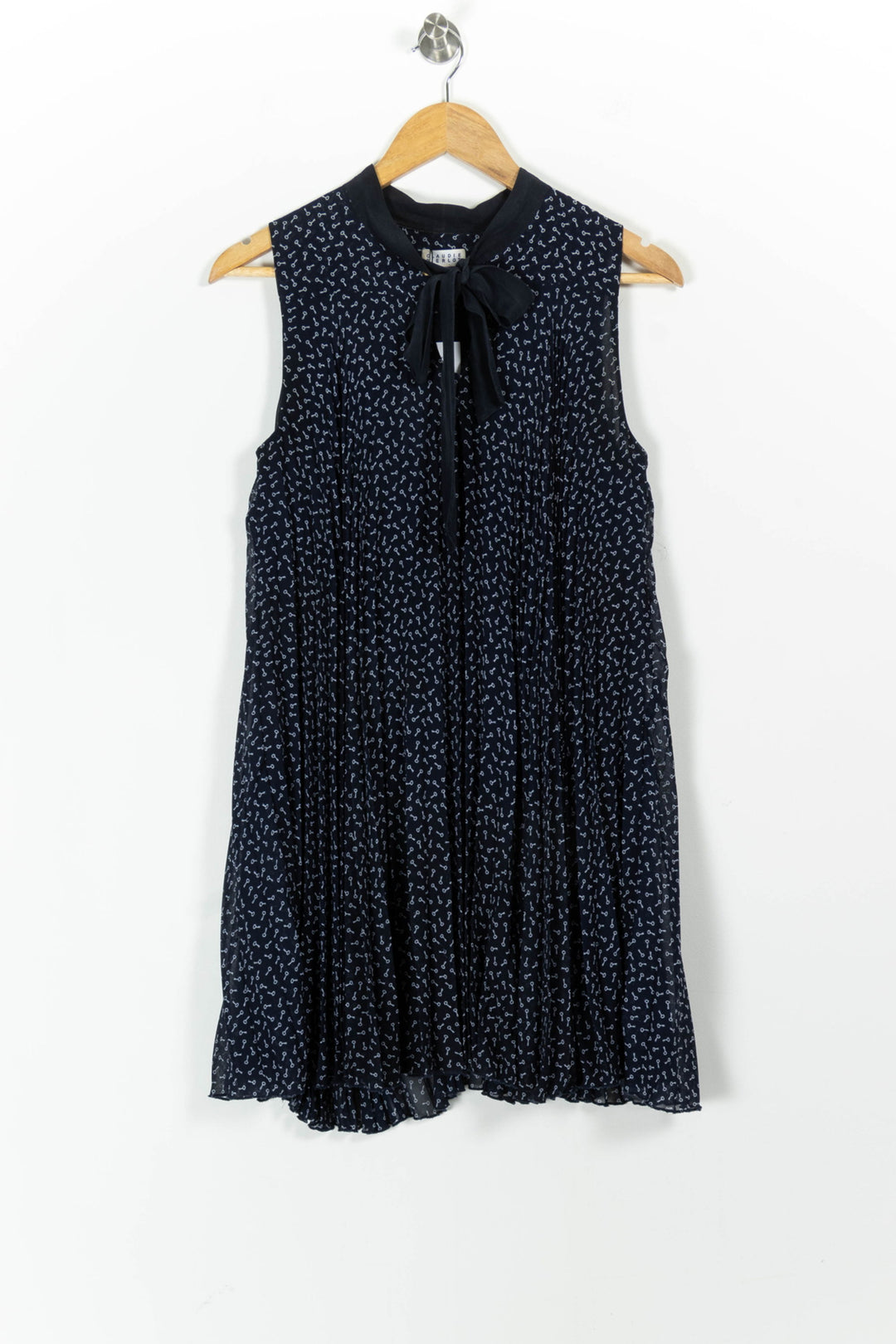 Robe Plissée Bleu - Taille M/38 de la marque Claudie Pierlot | PARAD65785 - Vendu par Paradigme - Image 2