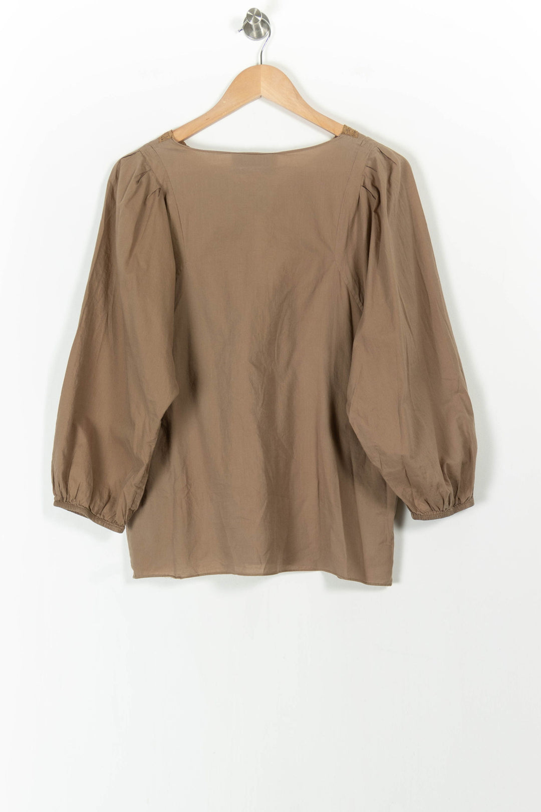 Blouse Beige - Taille S/36 de la marque Vanessa Bruno | PARAD65787 - Vendu par Paradigme - Image 4