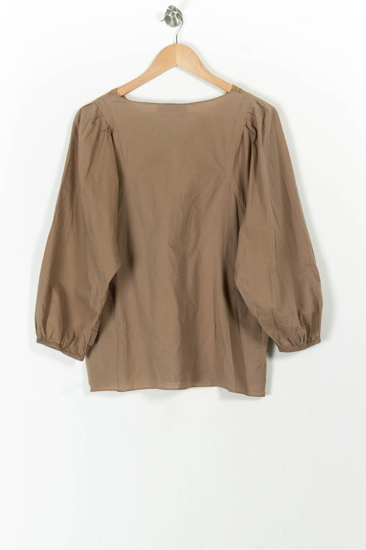 Blouse Beige - Taille S/36 de la marque Vanessa Bruno | PARAD65787 - Vendu par Paradigme - Image 4