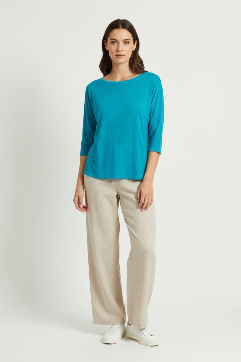 Tee-shirt Bleu - Taille M/38 de la marque Max Mara | PARAD65788 - Vendu par Paradigme - Image 1
