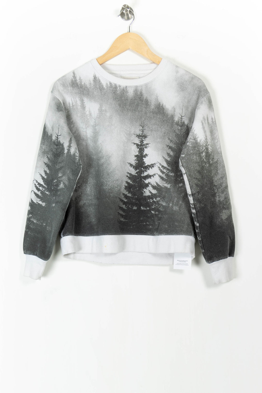 Sweat-shirt Gris et Blanc - Taille XS/34 de la marque Léon & Harper | PARAD65790 - Vendu par Paradigme - Image 2