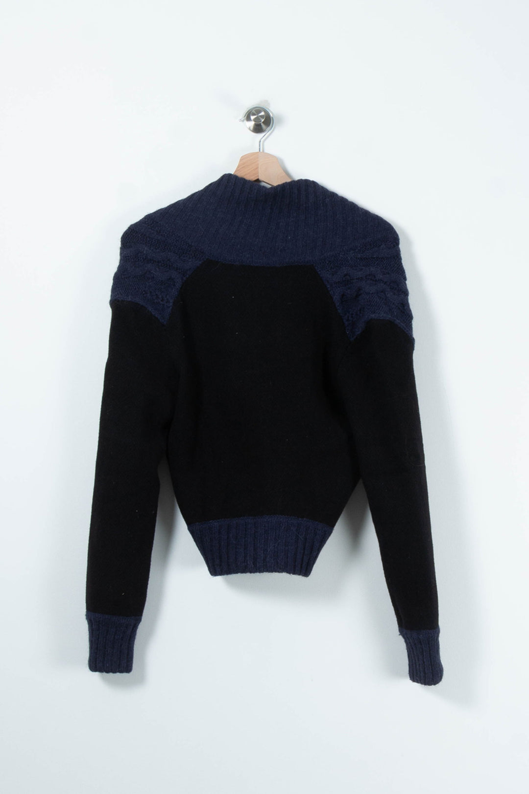 Cardigan Bleu et Noir - Taille S/36 de la marque Vanessa Bruno - Athé | PARAD65791 - Vendu par Paradigme - Image 4