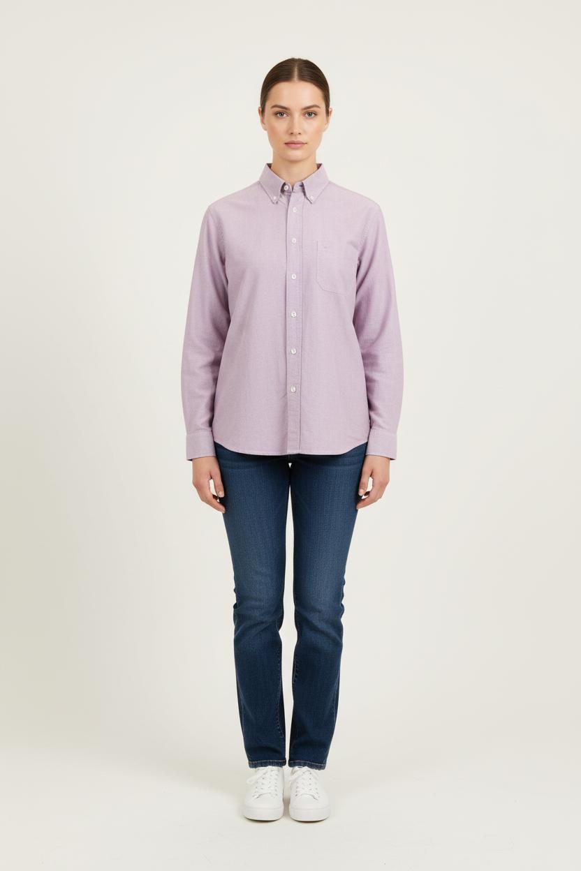 Chemise Violette - Taille XL/42 de la marque Saint James | PARAD65793 - Vendu par Paradigme - Image 1