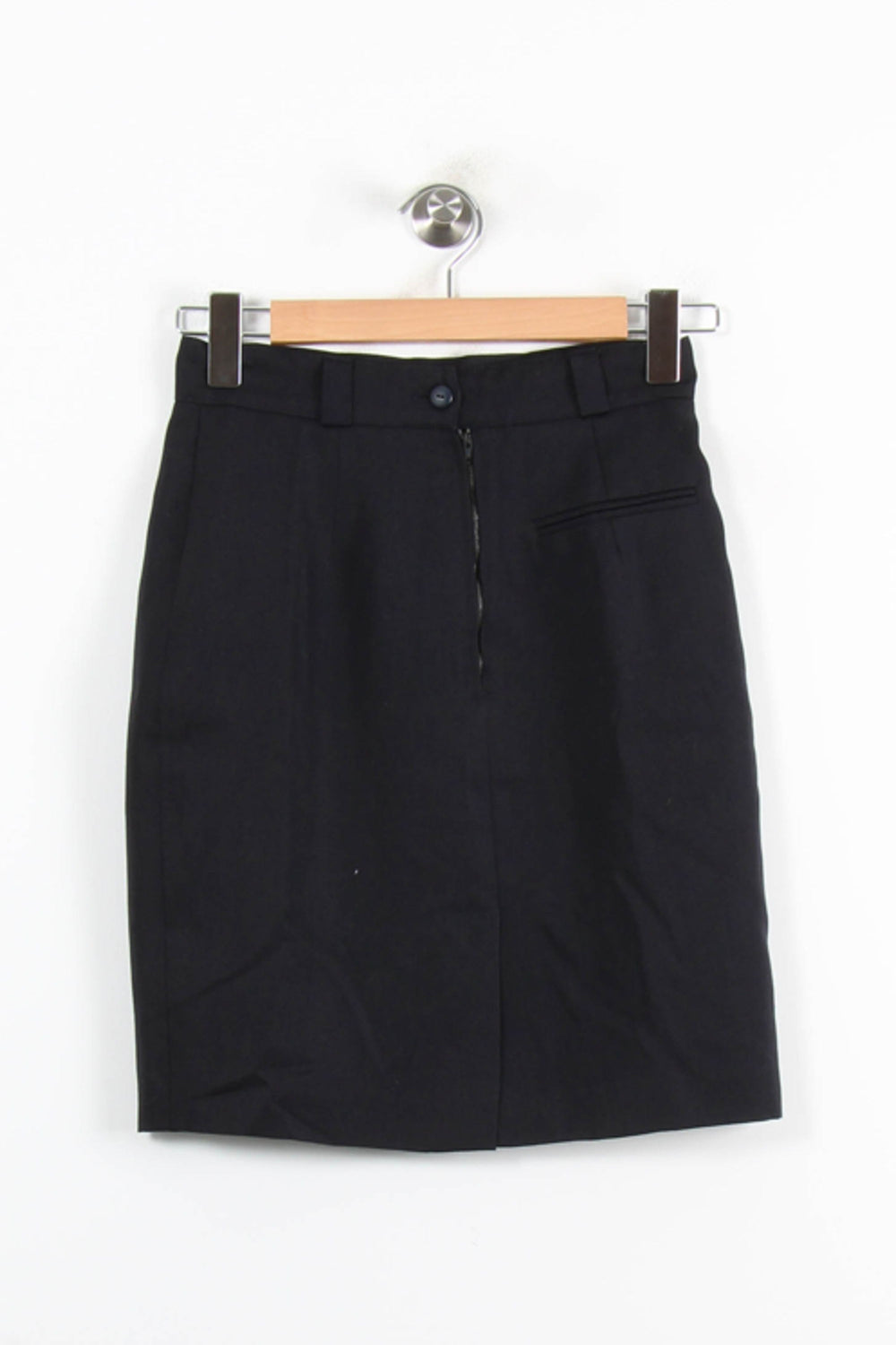 Jupe Droite Bleue - Taille S/36 de la marque Maison 123 | PARAD65795 - Vendu par Paradigme - Image 2
