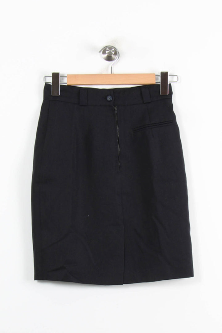 Jupe Droite Bleue - Taille S/36 de la marque Maison 123 | PARAD65795 - Vendu par Paradigme - Image 2
