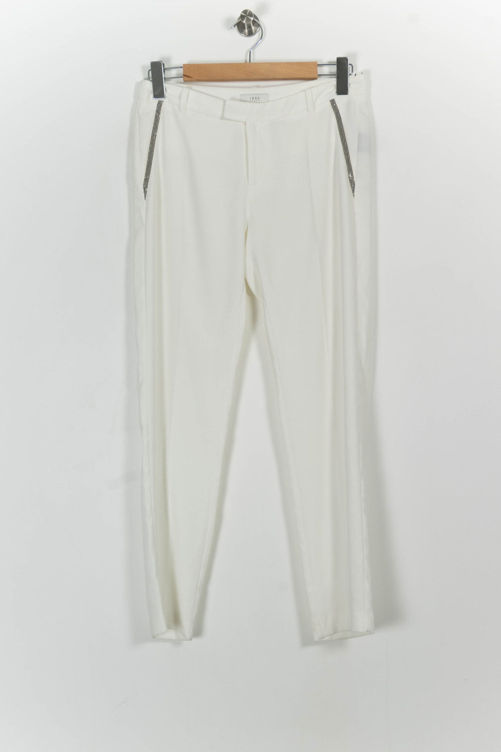 Pantalon Blanc - Taille M/38 de la marque IKKS | PARAD65796 - Vendu par Paradigme - Image 2