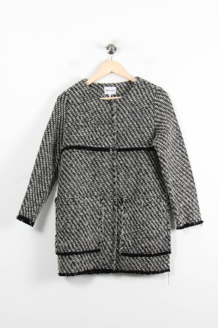 Manteau Noir et Blanc - Taille XS/34 de la marque Bimba y Lola | PARAD65799 - Vendu par Paradigme - Image 2