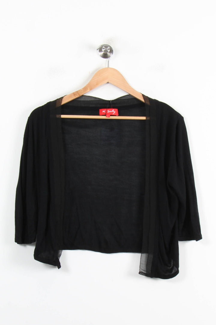 Cardigan Noir - Taille L/40 de la marque Derhy | PARAD65806 - Vendu par Paradigme - Image 2