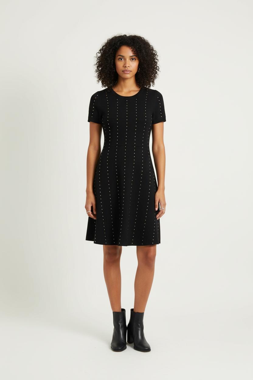 Robe Midi Noire - Taille M/38 de la marque The Kooples | PARAD65807 - Vendu par Paradigme - Image 1