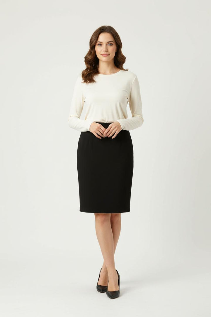 Jupe Droite Noire - Taille L/40 de la marque I.Code | PARAD65808 - Vendu par Paradigme - Image 1