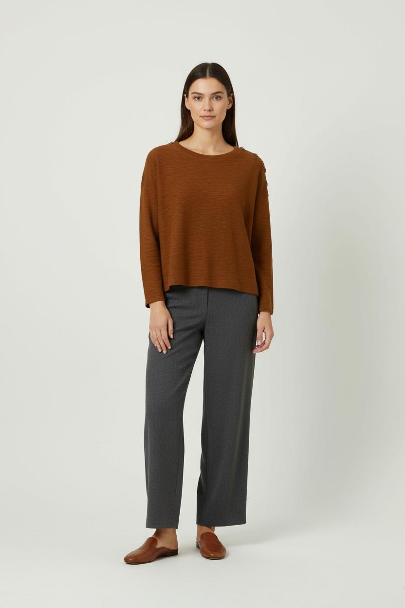 Pull Marron - Taille S/36 de la marque Sessùn | PARAD65843 - Vendu par Paradigme - Image 1