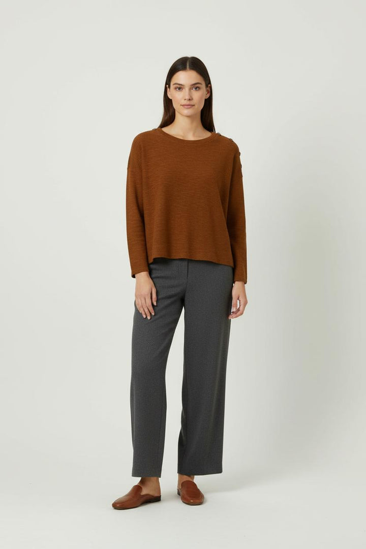 Pull Marron - Taille S/36 de la marque Sessùn | PARAD65843 - Vendu par Paradigme - Image 1