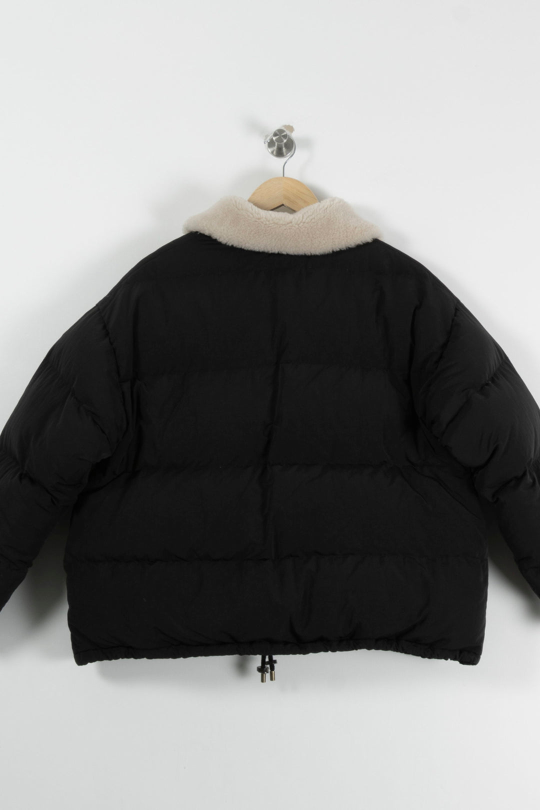 Doudoune Noire et Beige - Taille M/38 de la marque Sessùn | PARAD65844 - Vendu par Paradigme - Image 4