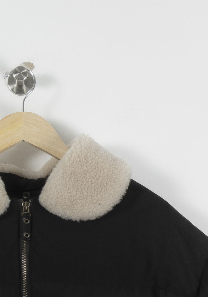 Doudoune Noire et Beige - Taille M/38 de la marque Sessùn | PARAD65844 - Vendu par Paradigme - Image 3