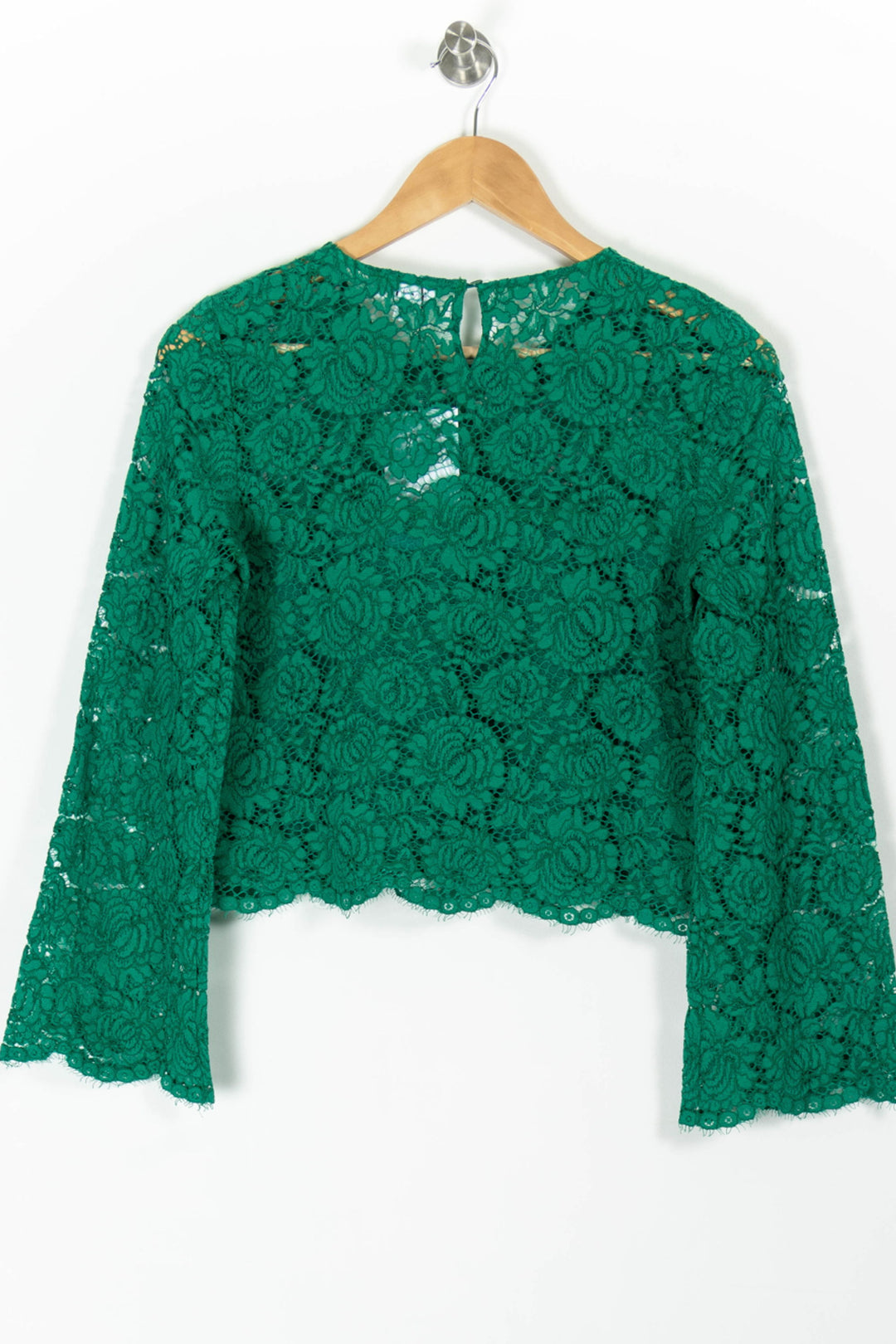 Blouse Verte - Taille S/36 de la marque Claudie Pierlot | PARAD65850 - Vendu par Paradigme - Image 4