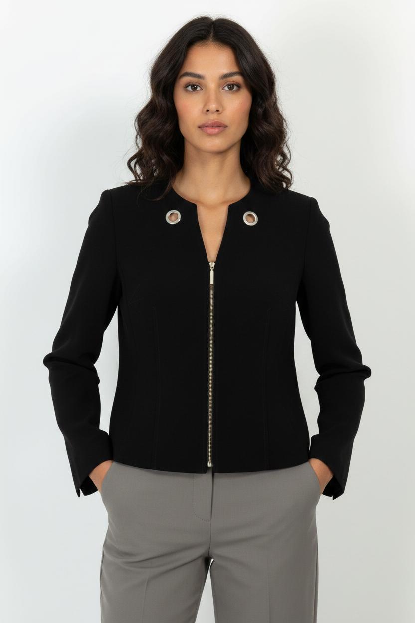 Veste Tailleur Noire - Taille L/40 de la marque Maison 123 | PARAD65852 - Vendu par Paradigme - Image 1