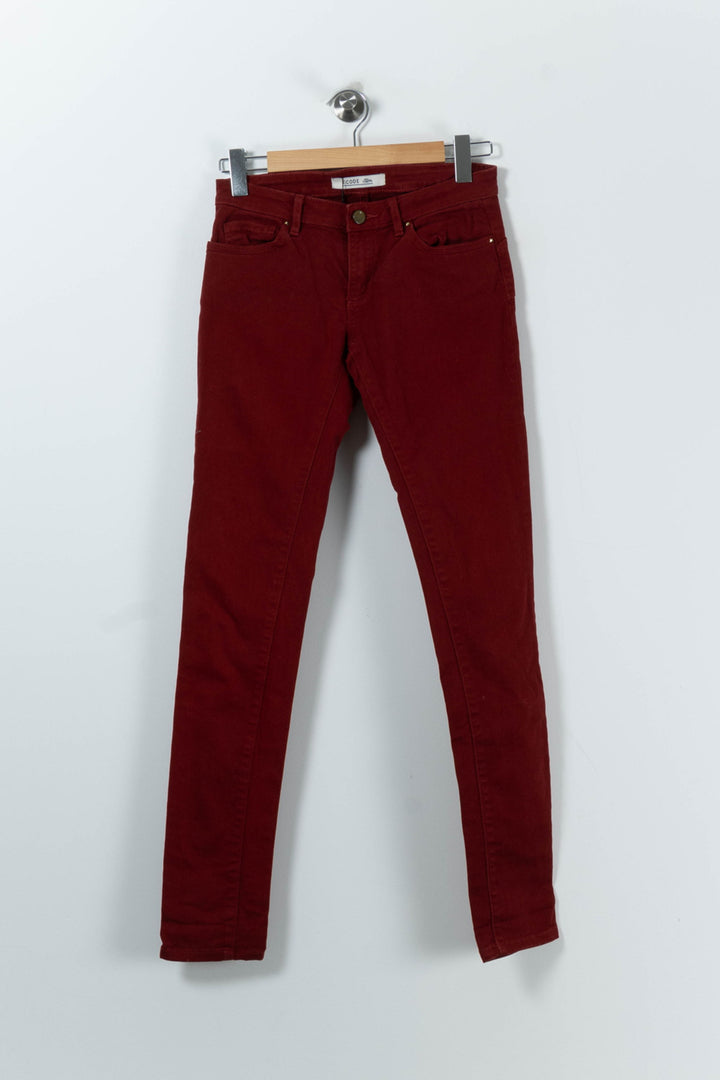 Jean Rouge - Taille S/36 de la marque I.Code | PARAD65856 - Vendu par Paradigme - Image 2