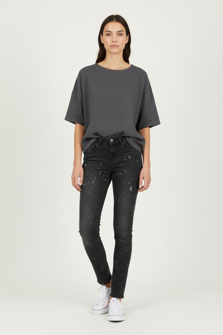 Jean Slim Noir - Taille XS/34 de la marque IKKS | PARAD65857 - Vendu par Paradigme - Image 1