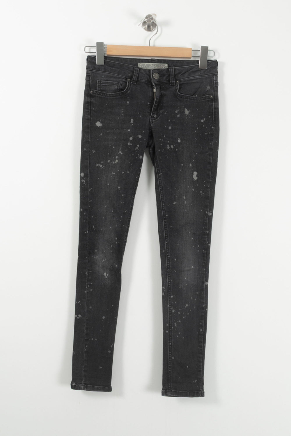 Jean Slim Noir - Taille XS/34 de la marque IKKS | PARAD65857 - Vendu par Paradigme - Image 2
