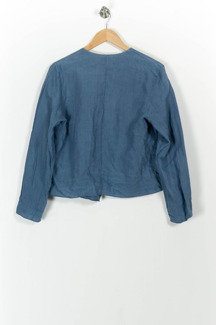Blouse Bleue - Taille M/38 de la marque La Fée Maraboutée | PARAD65861 - Vendu par Paradigme - Image 4