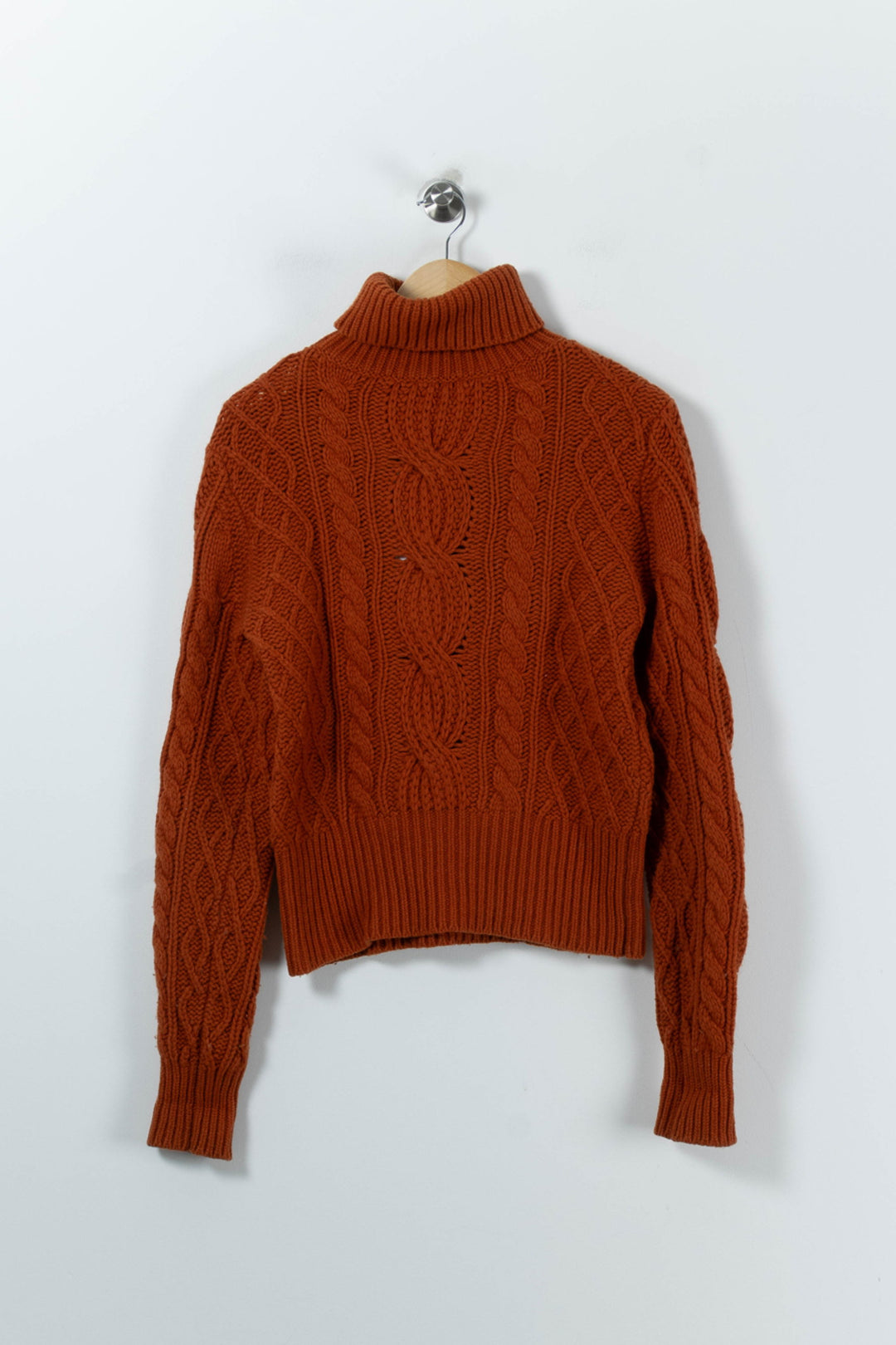 Pull Col Roulé Marron - Taille S/36 de la marque The Kooples | PARAD65864 - Vendu par Paradigme - Image 4