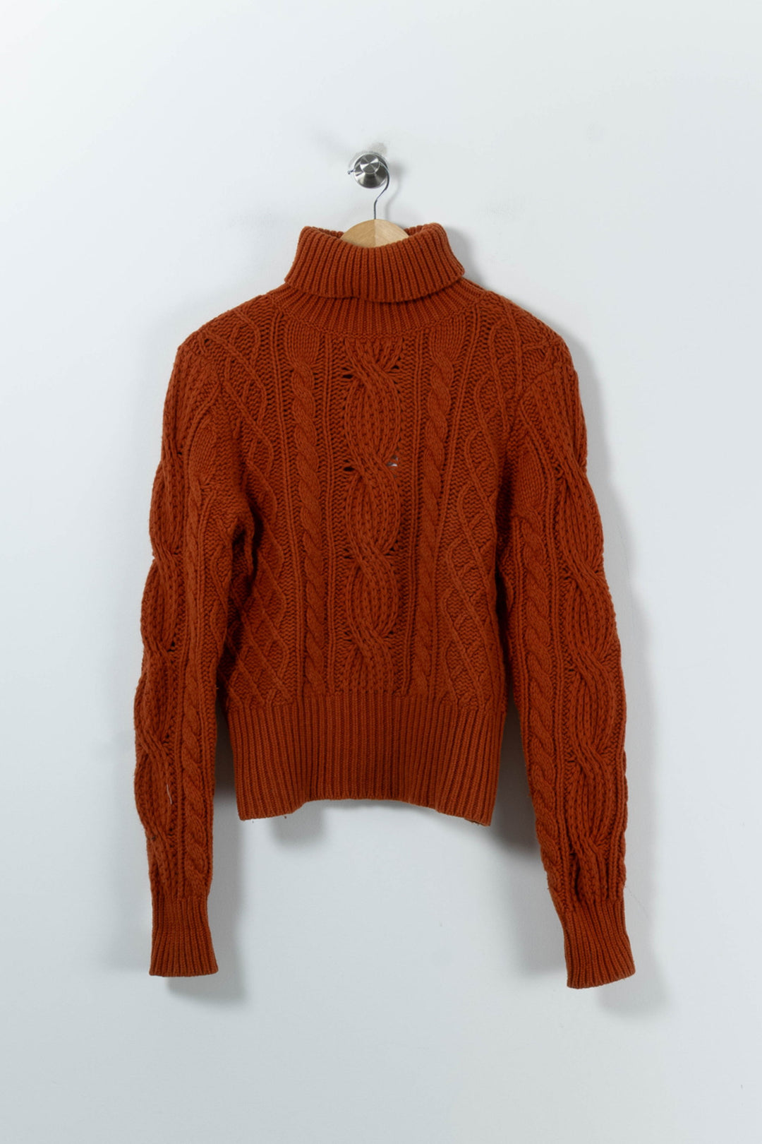 Pull Col Roulé Marron - Taille S/36 de la marque The Kooples | PARAD65864 - Vendu par Paradigme - Image 2