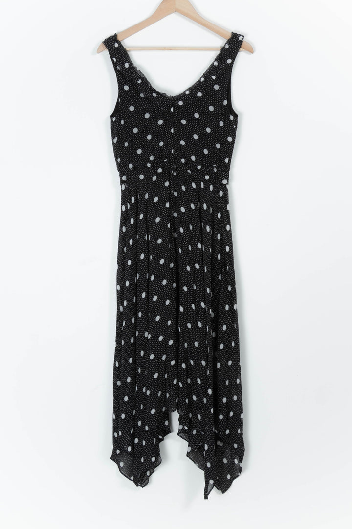 Robe longue noire et blanche - Taille S/36 de la marque The Kooples | PARAD65870 - Vendu par Paradigme - Image 4