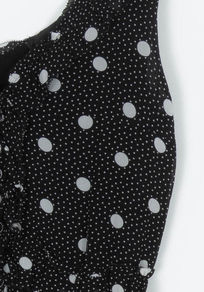 Robe longue noire et blanche - Taille S/36 de la marque The Kooples | PARAD65870 - Vendu par Paradigme - Image 3