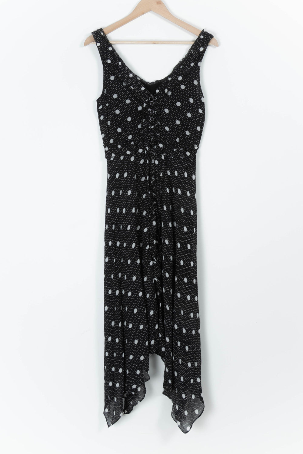 Robe longue noire et blanche - Taille S/36 de la marque The Kooples | PARAD65870 - Vendu par Paradigme - Image 2